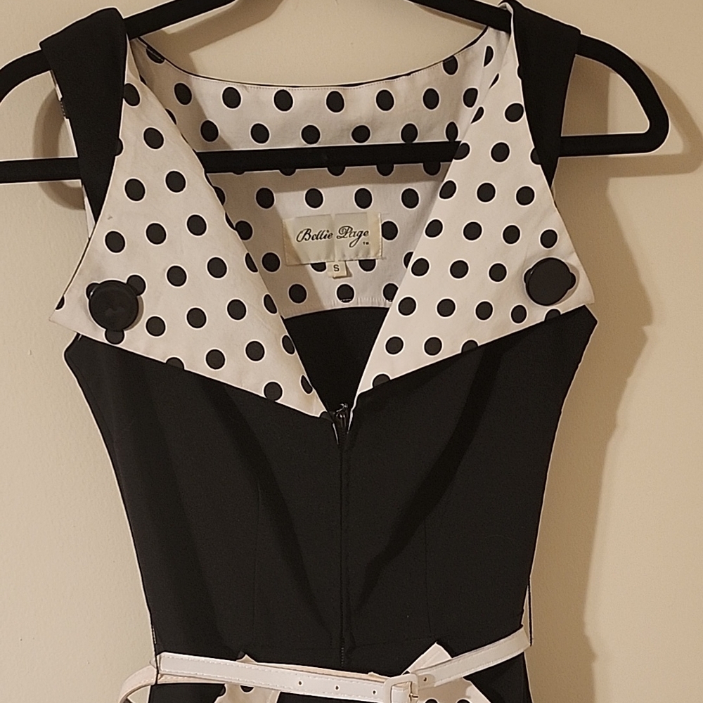 Black and White Polka Dot Dress